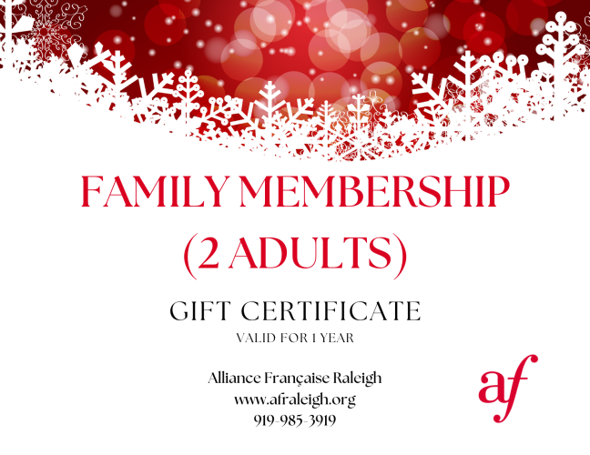 Family Membership, Gift Card