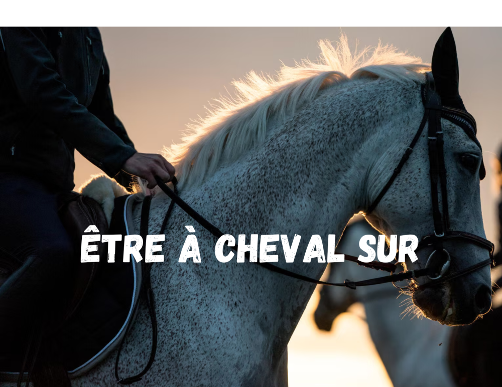 Être à cheval sur